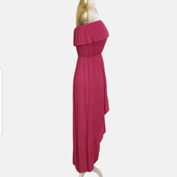 New Fuchsia Pink Strapless Dress NWOT - Picture 3 of 11